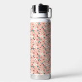 花エレガント色 ウォーターボトル (背面)
