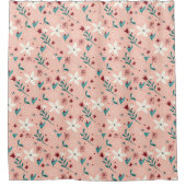 花エレガント色 シャワーカーテン (正面)