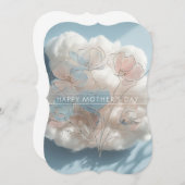 花エレガント花束母のデイカード (正面/裏面)