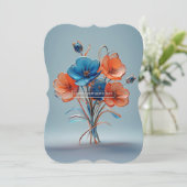 花エレガント花束母のデイカード (スタンド正面)