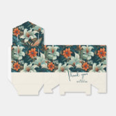 花エレガント花柄誕生日 フェイバーボックス (折り畳みなし)