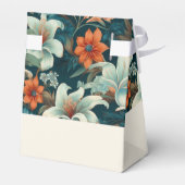 花エレガント花柄誕生日 フェイバーボックス (裏面サイド)