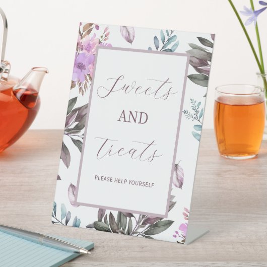 花エレガント菓子 台座サイン (インサイチュ)