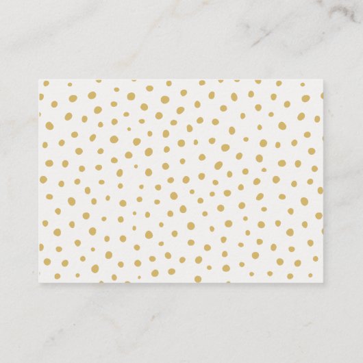 花エレガント赤ちゃんシャワーおむつラッフルカード エンクロージャーカード (裏面)