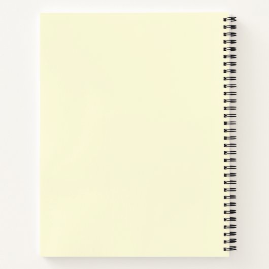 花エレガント赤ちゃんシャワーギフトリストノートブック ノートブック (裏面)