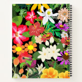 花エレガント赤ちゃんシャワーギフトリスト ノートブック (裏面)