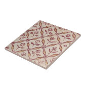 花エレガント陶瓦 タイル (側面)