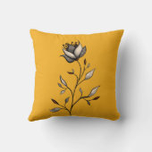 花エレガント飾抽象芸術 クッション (裏面)