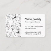 花エレガント 名刺 (裏面)