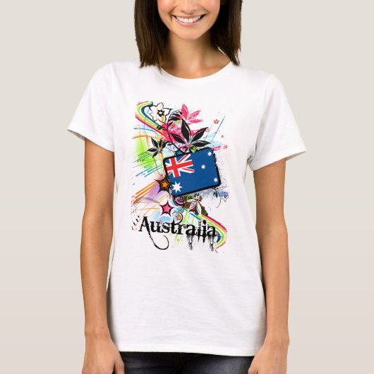花オーストラリア Tシャツ (正面)