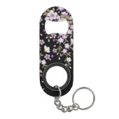 花カスケーディングピンクの花 キーホルダー栓抜き (裏面)