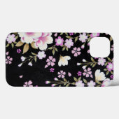 花カスケーディングピンクの花 Case-Mate iPhoneケース (裏面 (横))