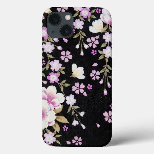 花カスケーディングピンクの花 Case-Mate iPhoneケース (裏面)