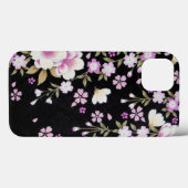 花カスケーディングピンクの花 Case-Mate iPhoneケース (裏面 (横))