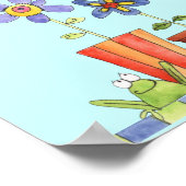 花カスタマイズポットプリント ポスター (角)