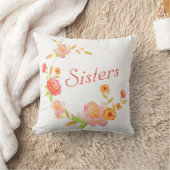 花カスタム付きリバーシブル姉妹まくら クッション (ブランケット)