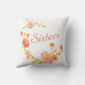 花カスタム付きリバーシブル姉妹まくら クッション (裏面)