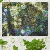 花カッコいいのユニークトレンディーデジタル芸術 キッチンタオル (折り畳み)