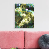 花カッコいいのユニークトレンディーデジタル芸術 キャンバスプリント (インサイチュ (リビング))