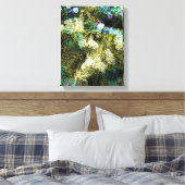 花カッコいいのユニークトレンディーデジタル芸術 キャンバスプリント (インサイチュ (寝室))