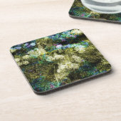 花カッコいいのユニークトレンディーデジタル芸術 コースター (左側)