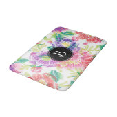 花カッコいいカラフル模様 バスマット (アングル)