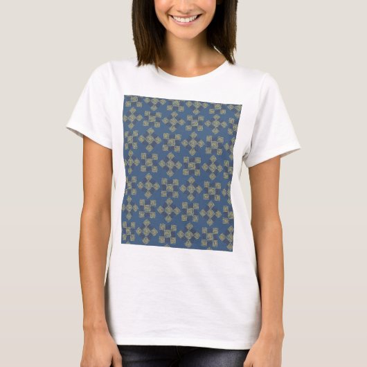 花カッコいい柄 Tシャツ (正面)
