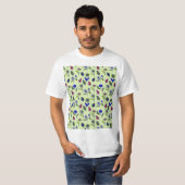 花カッコいい柄 Tシャツ (正面フル)