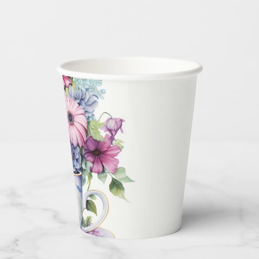 花カップ1 紙コップ (裏面)