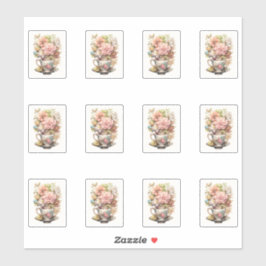 花カップ3 シール