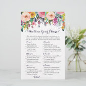 花カラフルあなたの電話ゲームの中に何が、フローラ (スタンド正面)