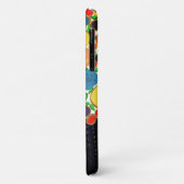 花カラフルが黒いボホの花瓶で花束 Case-Mate iPhoneケース (裏面/左)