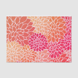 花カラフルとスタイリッシュ《植物》百日草 薄葉紙