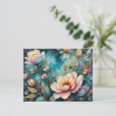 花カラフルと空 ポストカード (スタンド正面)
