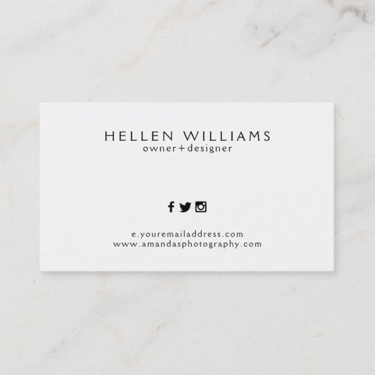 花カラフルと羽のドリームキャッチャー 名刺 (裏面)