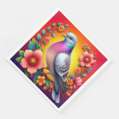 花カラフルに囲ま鮮やかれた鳩 (コーナー)