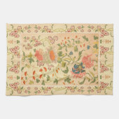 花カラフルの不思議の国 キッチンタオル (横)