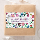 花カラフルの組み合わせ ラベル (インサイチュ)