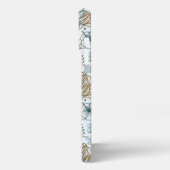 花カラフルの花パーソナライズされた名 iPhoneケース (左側面)