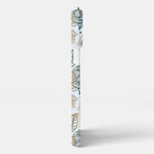 花カラフルの花パーソナライズされた名 iPhoneケース (右側面)