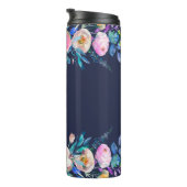 花カラフルの花束縁ど タンブラー (回転右)