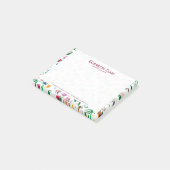 花カラフルの詰め合わカスタムせ白い背景 ポストイット (アングル)