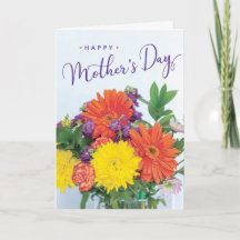 花カラフルの飾り母の日