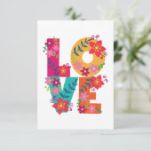 花カラフルの飾愛 サンキューカード (スタンド正面)