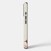花カラフルはベージュ Case-Mate iPhoneケース (裏面 / 左)