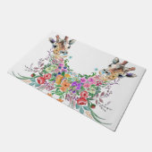 花カラフルは玄関マットを飾る ドアマット (アングル)