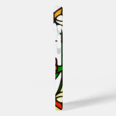花カラフルを描いたステンドグラス Case-Mate iPhoneケース (裏面 / 左)
