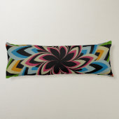 花カラフルを渦巻く ボディピロー (裏面)