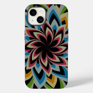 花カラフルを渦巻く Case-Mate iPhone 14ケース