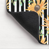 花カラフルガーリーエレガント マウスパッド (コーナー)